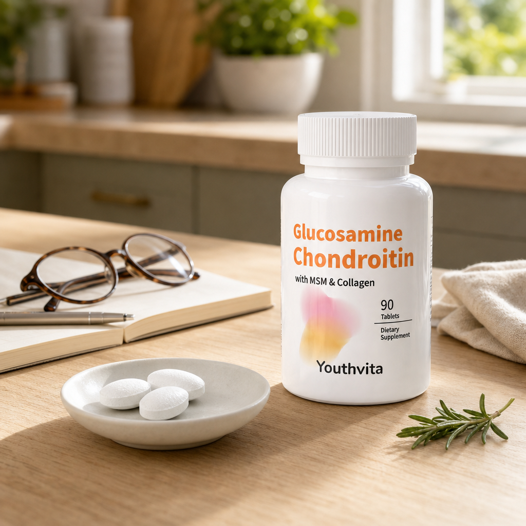 Youthvita Glucosamine Chondroitin with MSM & Collagen, 90 Tablets