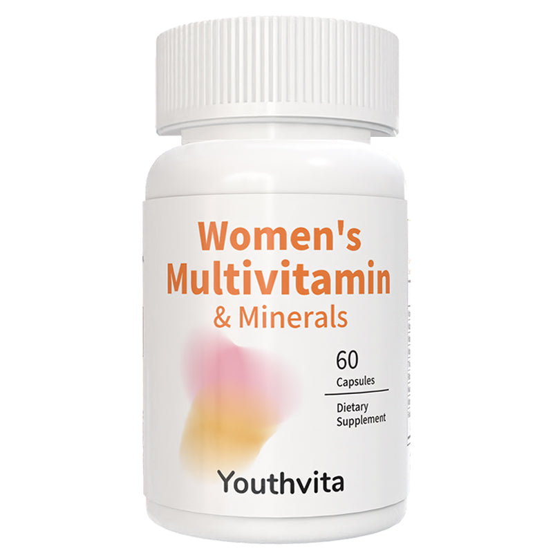 Daily Multivitamin for Women – 20 Essential Vitamins & Minerals, High Potency B-Complex, Immune, Energy & Bone Support – 60 Capsules, 2 Month Supply
