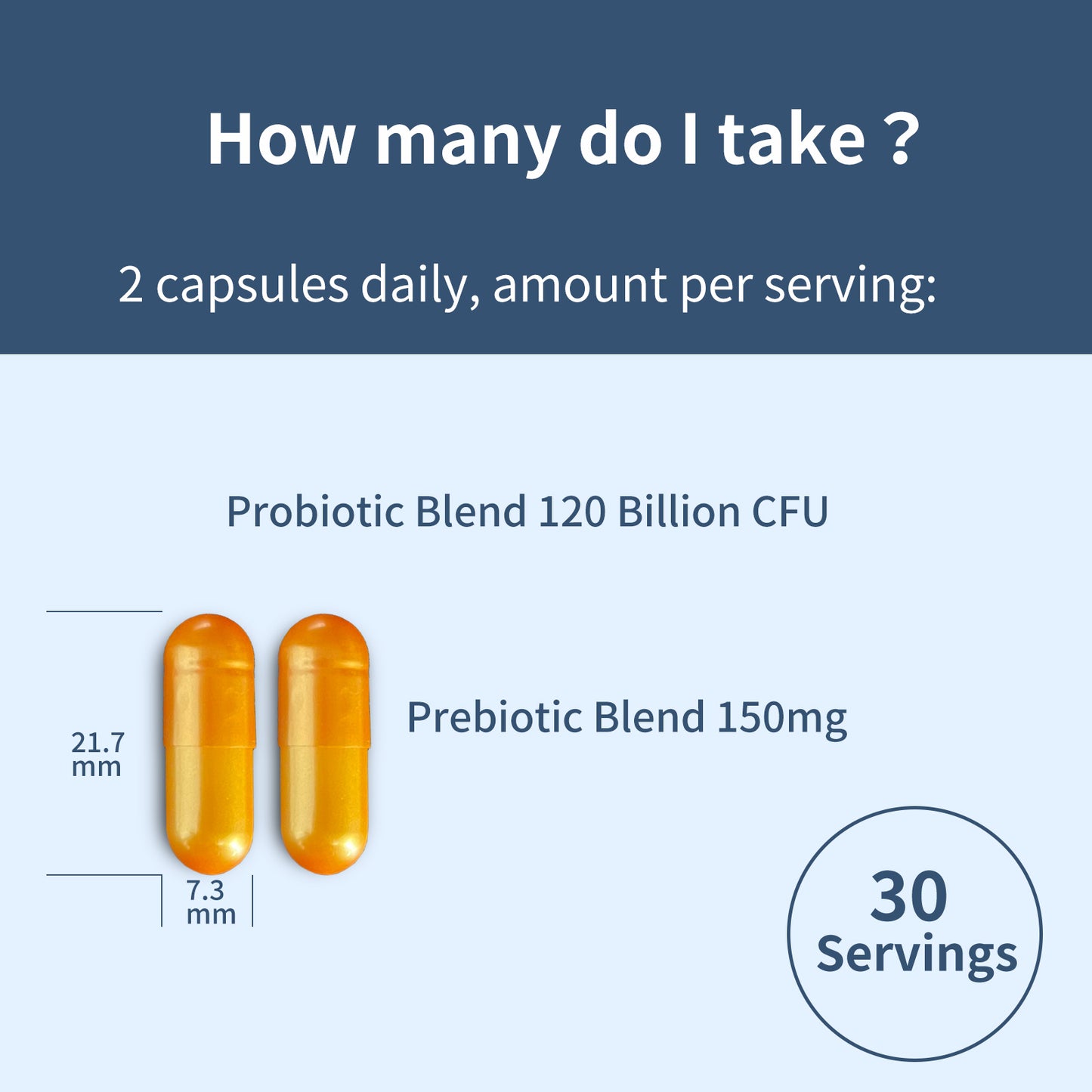 Probiotics with Prebiotics, 120 Billion CFU, for Gut Health & Digestive Support, Probiotics for Women & Men, 60 Capsules