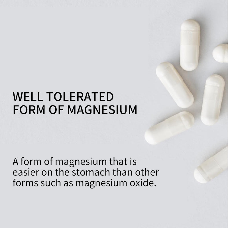 Magnesium Glycinate 500mg, 90 Capsules | Sleep, Muscle & Heart Support | Non-GMO, Gluten-Free