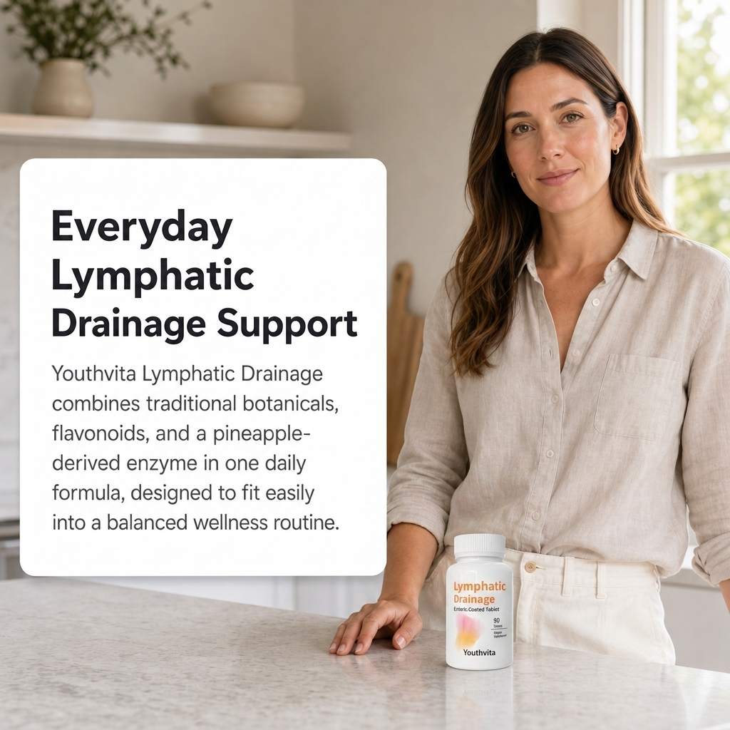 Youthvita Lymphatic Drainage Enteric-Coated Tablets, 90 Tablets