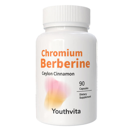 Youthvita Chromium Berberine with Ceylon Cinnamon, 90 Capsules