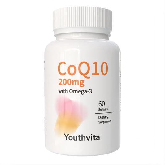Youthvita CoQ10 200 mg with Omega-3, 60 Softgels