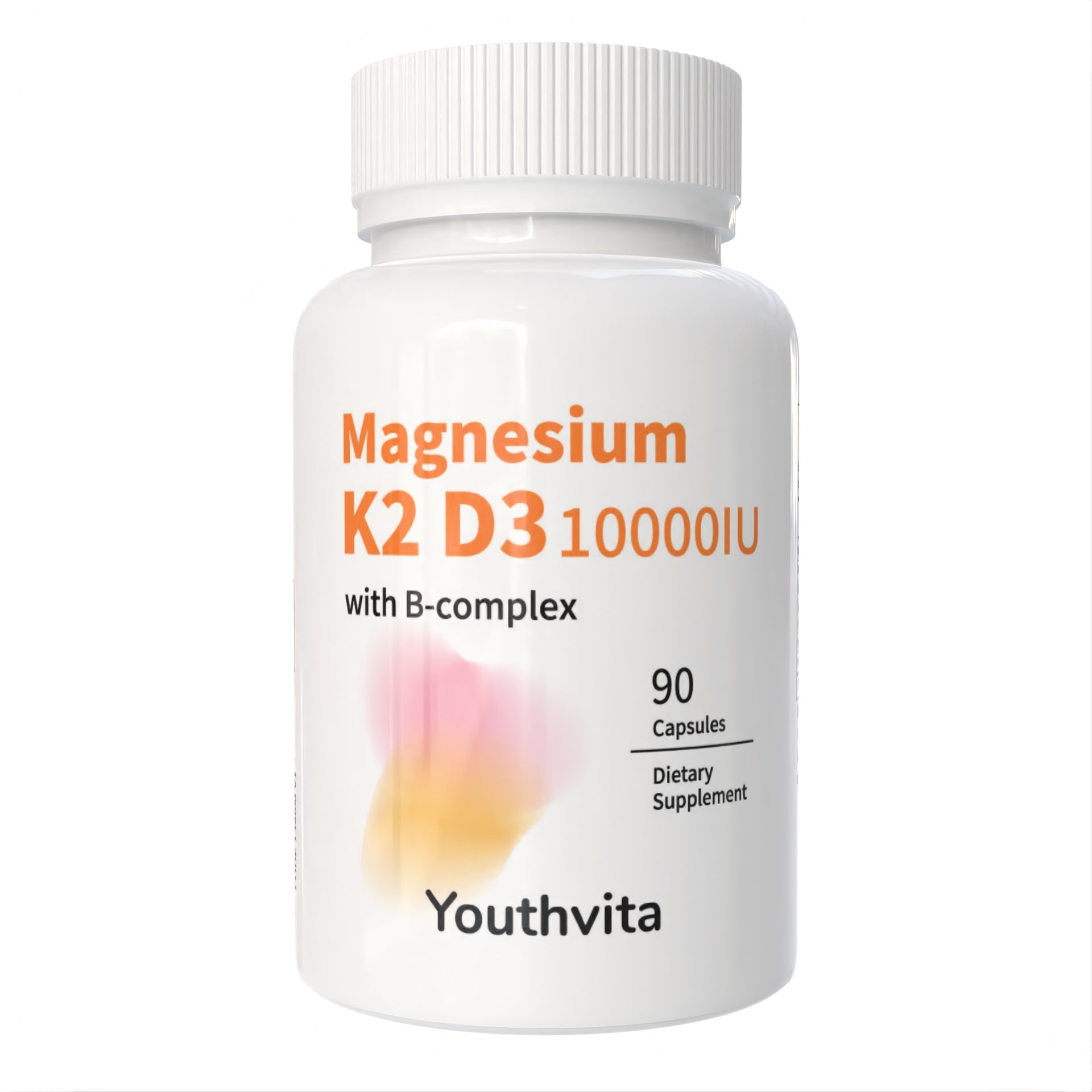 Youthvita Magnesium K2 D3 10000 IU with B-Complex, 90 Capsules