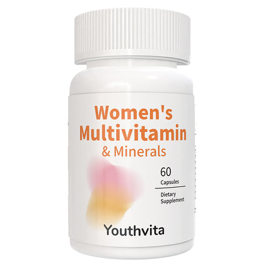 Daily Multivitamin for Women – 20 Essential Vitamins & Minerals, High Potency B-Complex, Immune, Energy & Bone Support – 60 Capsules, 2 Month Supply